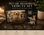 EverCherish™ Pet QR Memorial Tribute Set