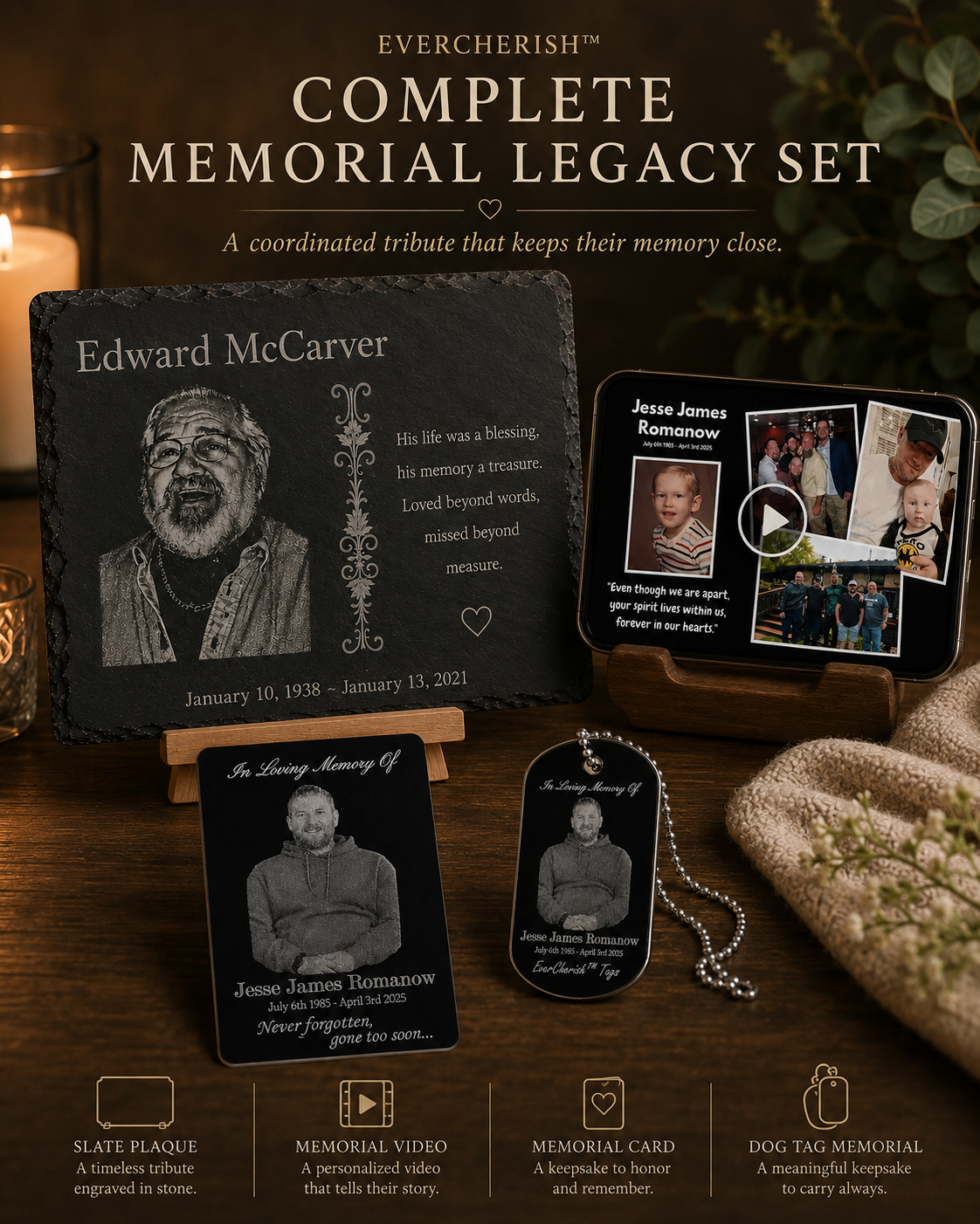 EverCherish™ Complete Memorial Legacy Set