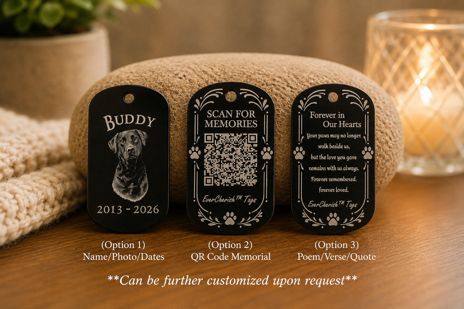 EverCherish™ Pet Memorial Tags