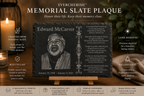 EverCherish™ Slate Memorial Plaque